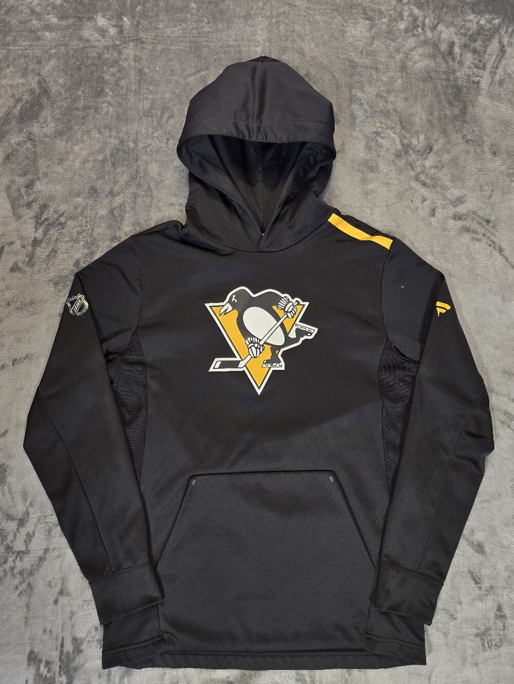 Fanatics Authentic Pro Pittsburgh Penguins Hoodie Size Medium Black